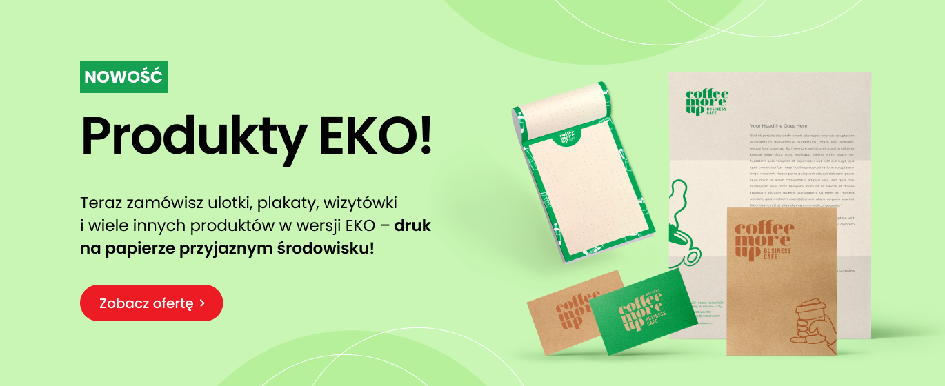 Produkty eko, druk ekologiczny