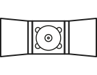 okładki opakowania na płyty z nadrukiem, DigiPaki CD6P dwułamowe