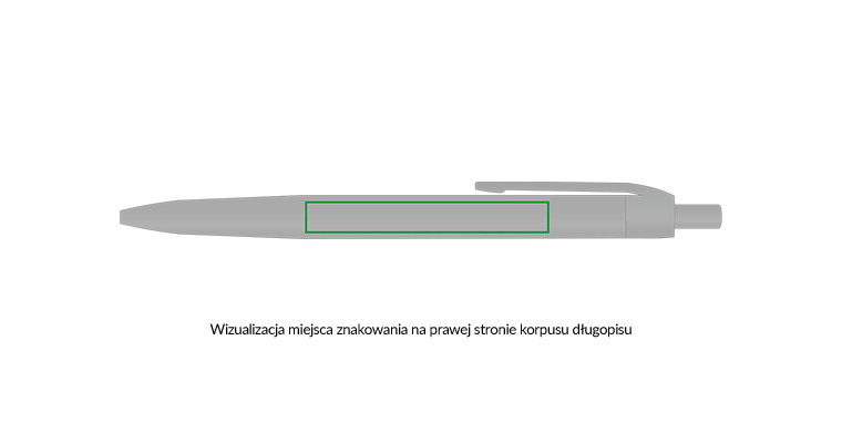 dlugopisy plastikowe w jednolitym kolorze z nadrukiem