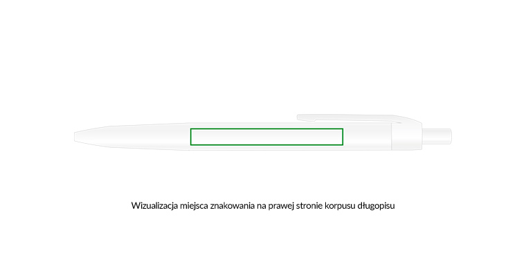 dlugopisy plastikowe z kolorowymi elementami ze znakowaniem