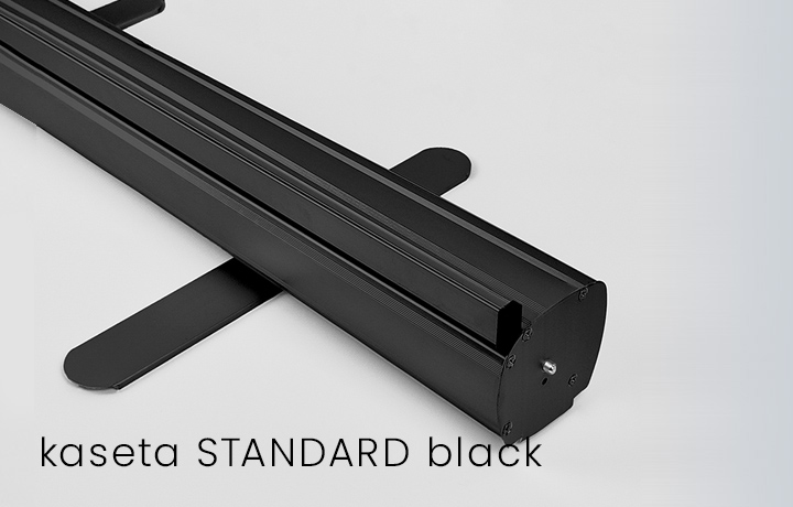 Rollup kaseta standard black